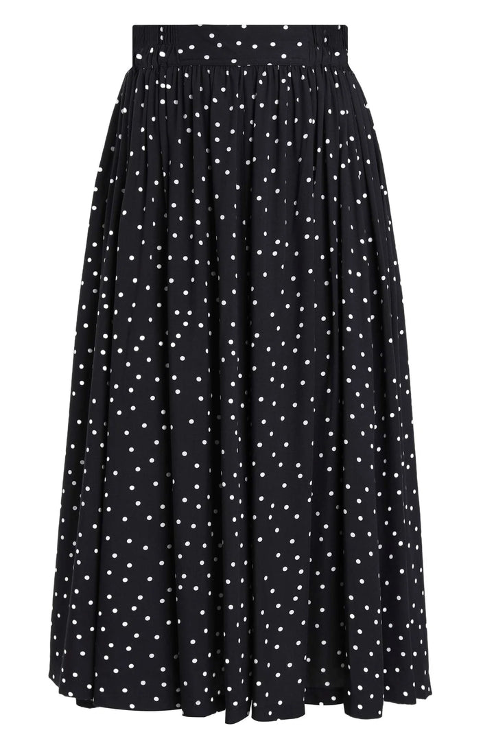 PREORDER - Estelle Black Polka Dot Skirt - Estimated dispatch 20th of November