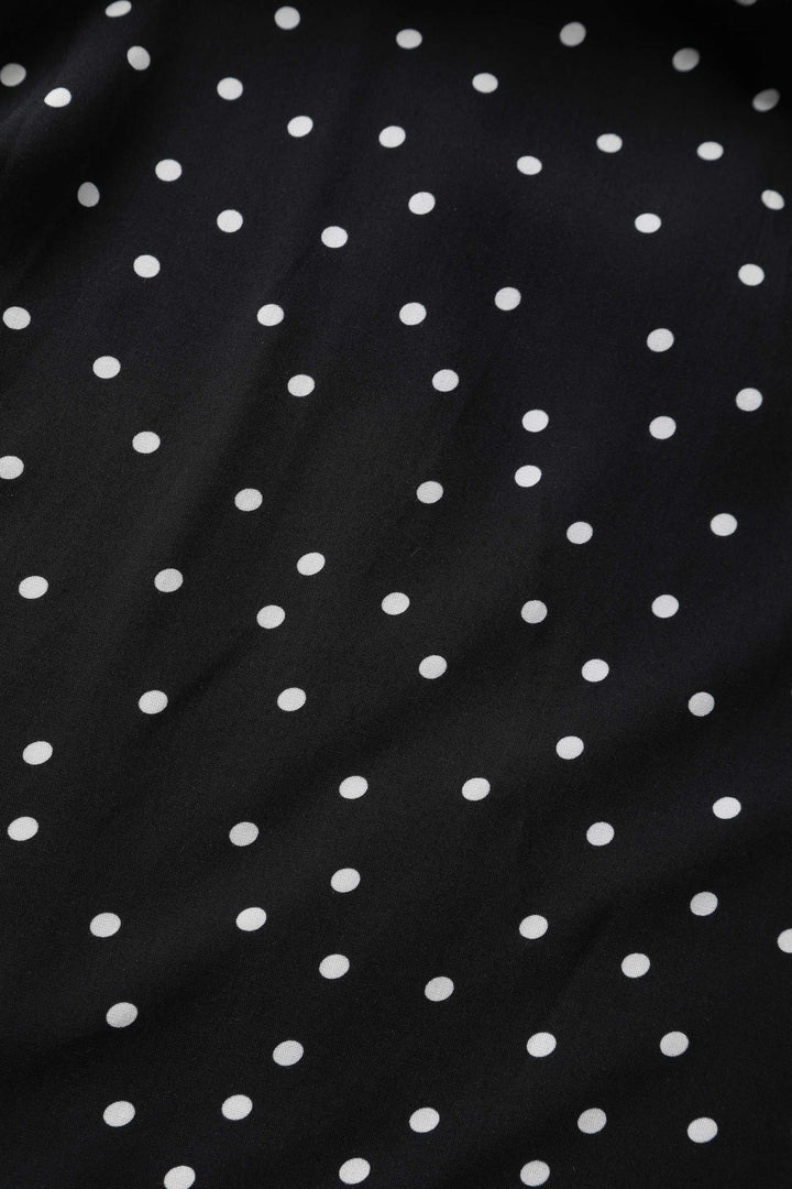 PREORDER - Estelle Black Polka Dot Skirt - Estimated dispatch 20th of November
