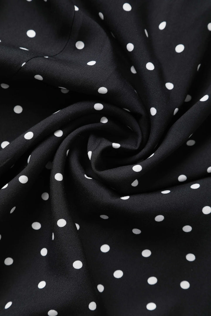 PREORDER - Estelle Black Polka Dot Skirt - Estimated dispatch 20th of November