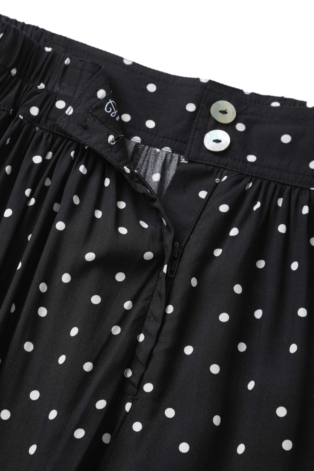PREORDER - Estelle Black Polka Dot Skirt - Estimated dispatch 20th of November
