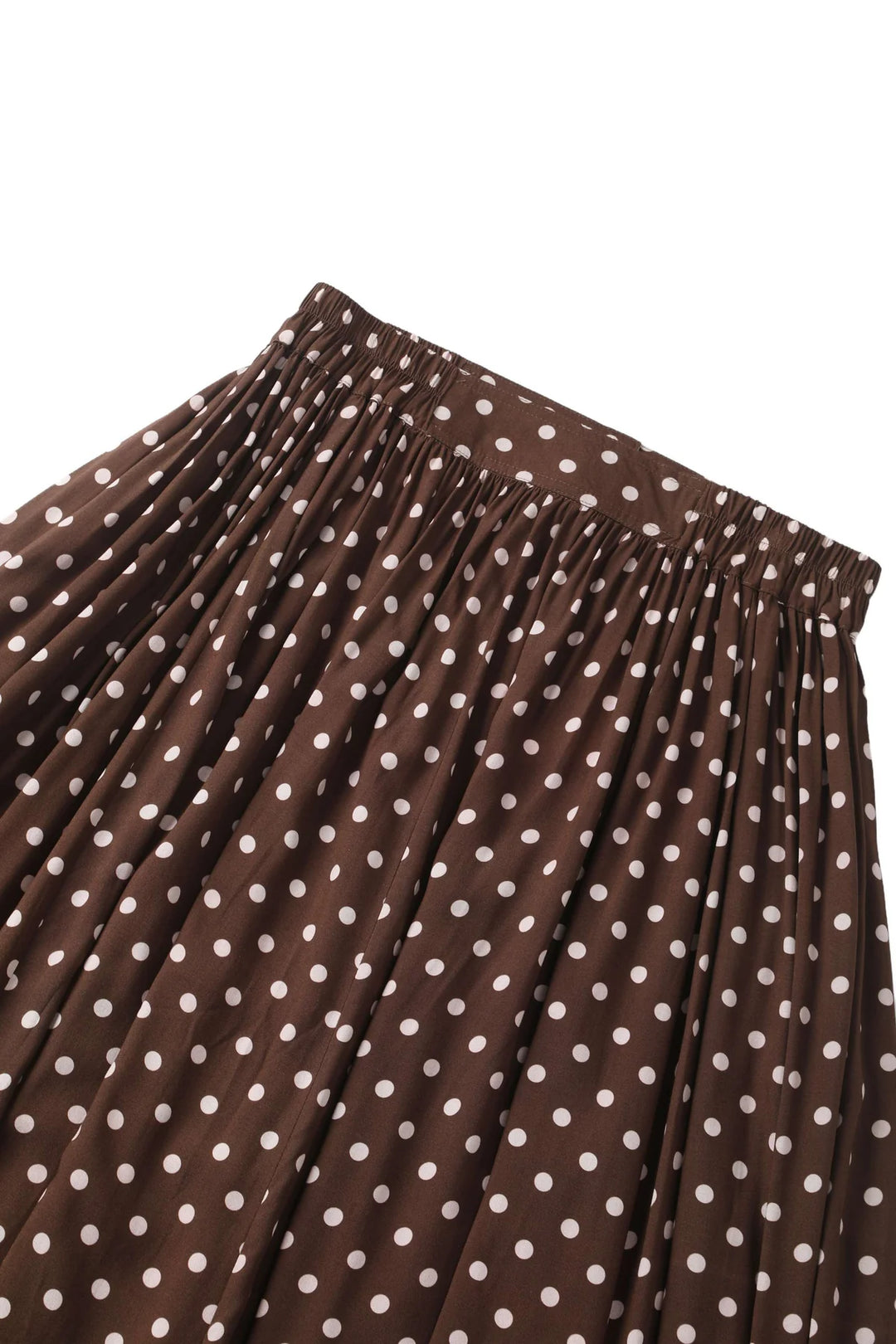 PREORDER - Estelle Brown Polka Dot Skirt - Estimated dispatch 26th of November