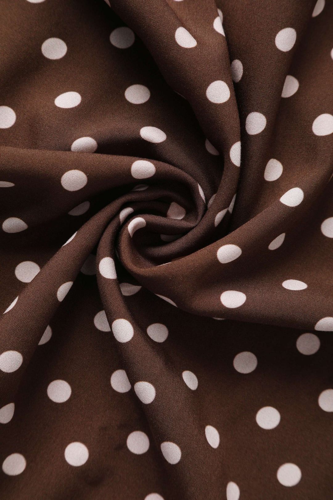 PREORDER - Estelle Brown Polka Dot Skirt - Estimated dispatch 26th of November