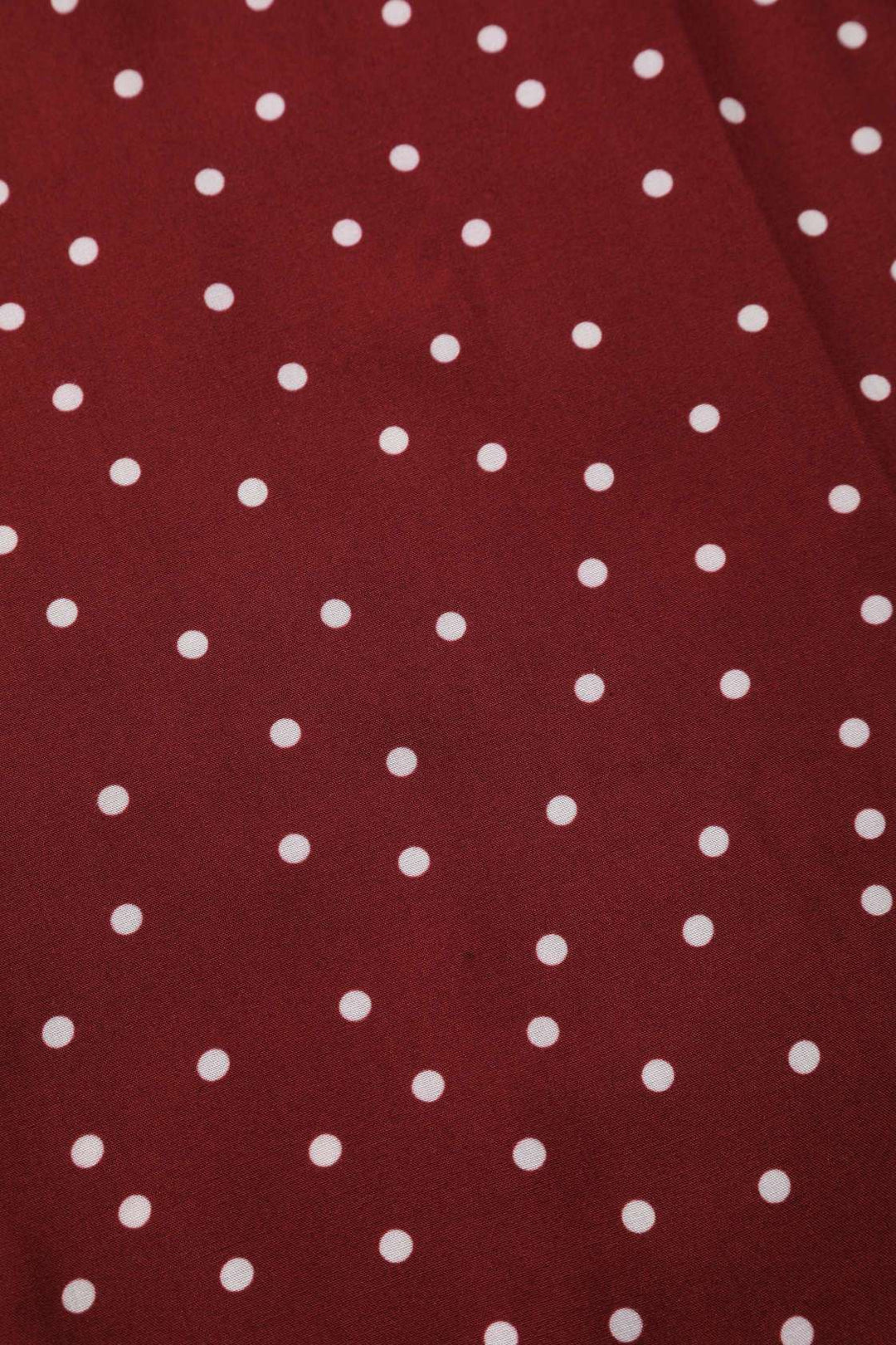 PREORDER - Estelle Burgundy Polka Dot Skirt - Estimated dispatch 26th of November