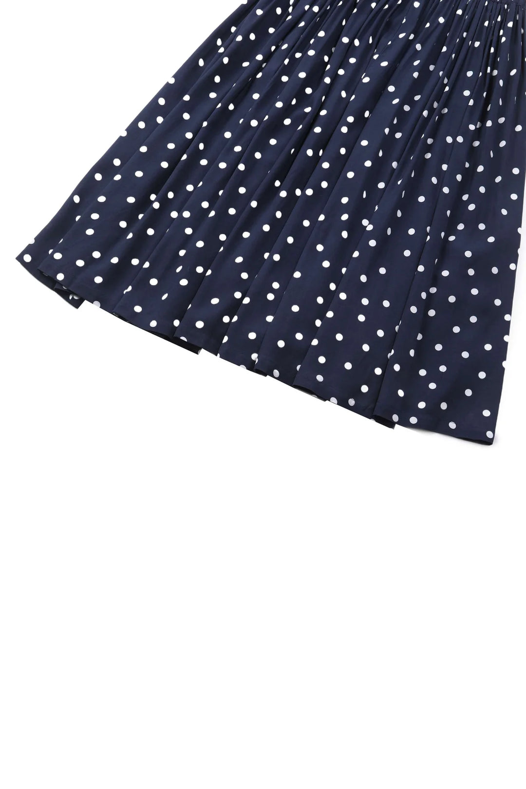 PREORDER - Estelle Midnight Blue Polka Dot Skirt - Estimated dispatch 26th of November