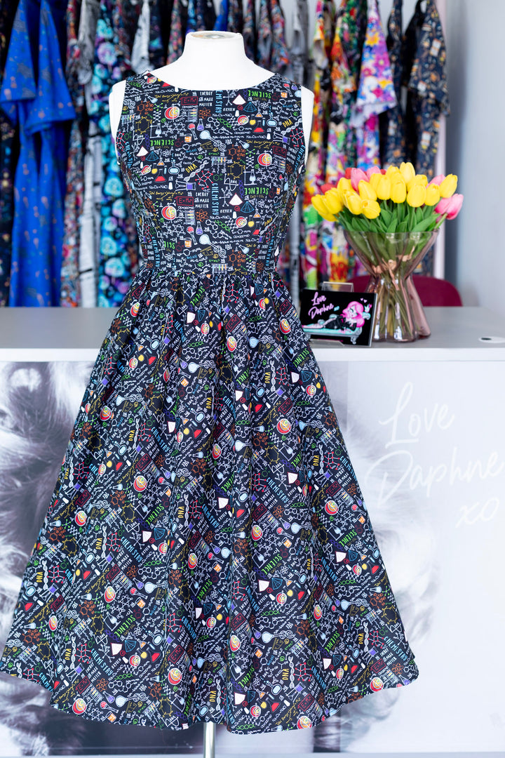 Science Midi Dress