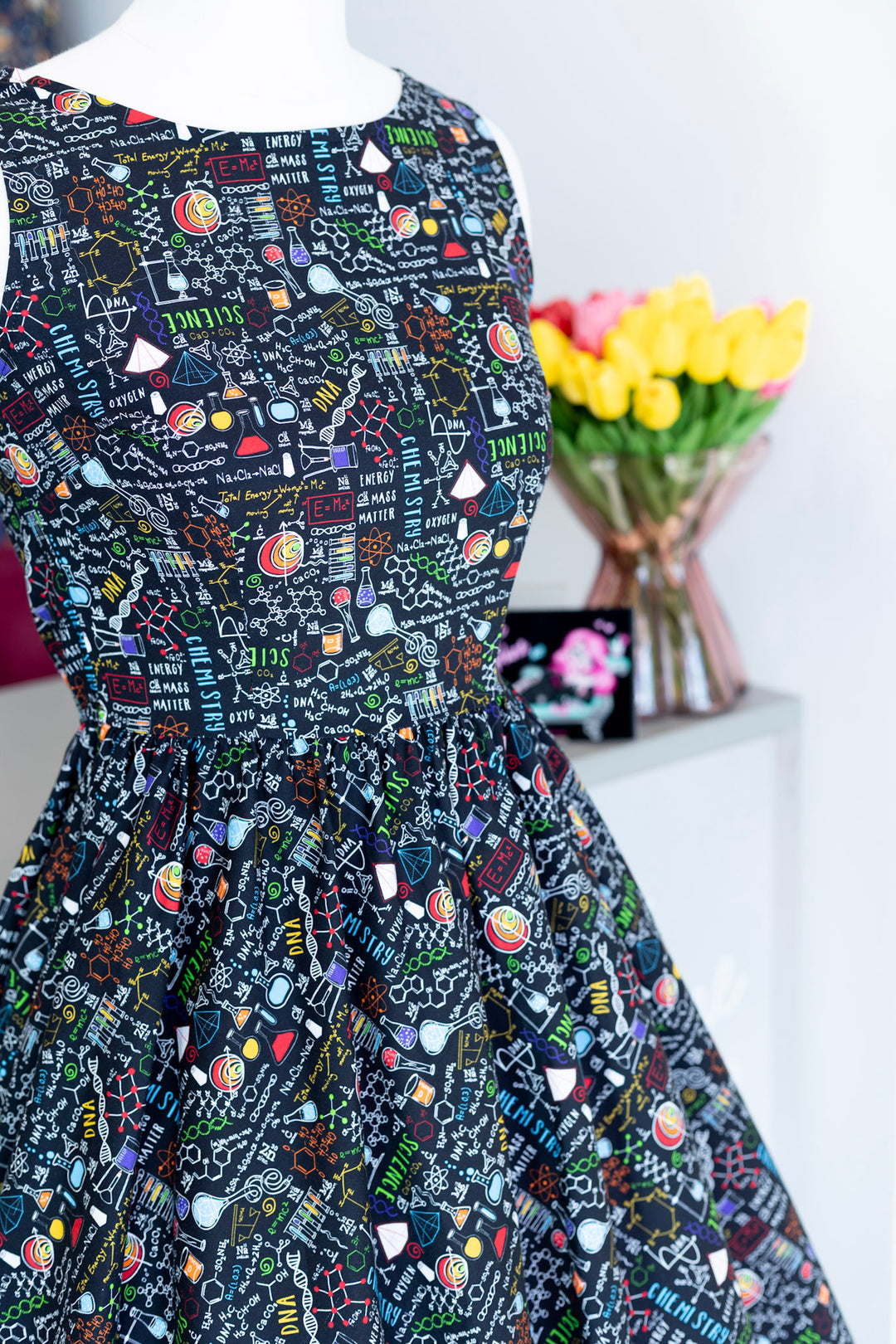 Science Midi Dress