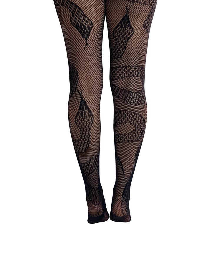 Snake Net Tights