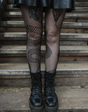 Snake Net Tights