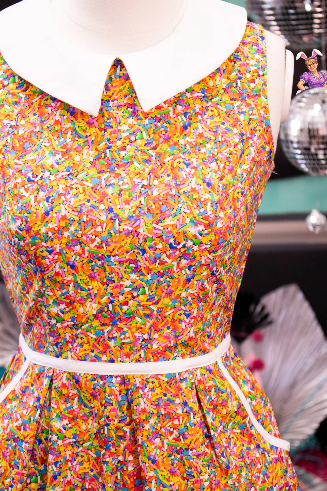 Sprinkles Collared Dress