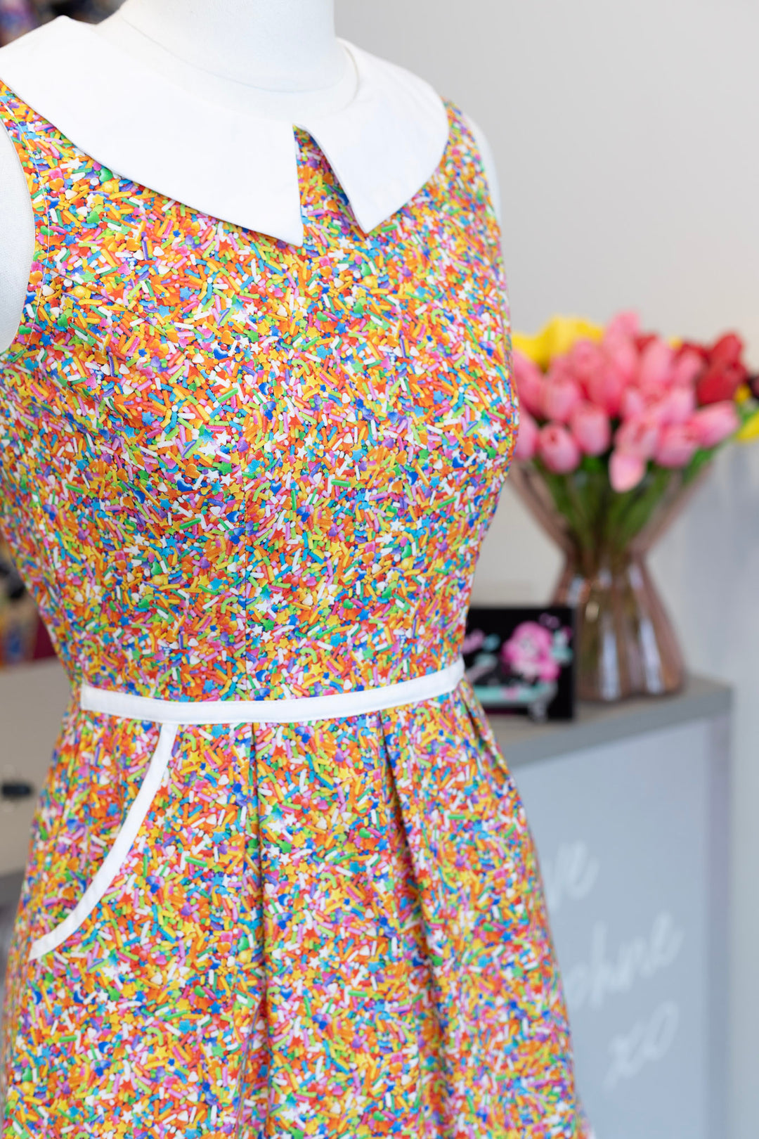 Sprinkles Collared Dress