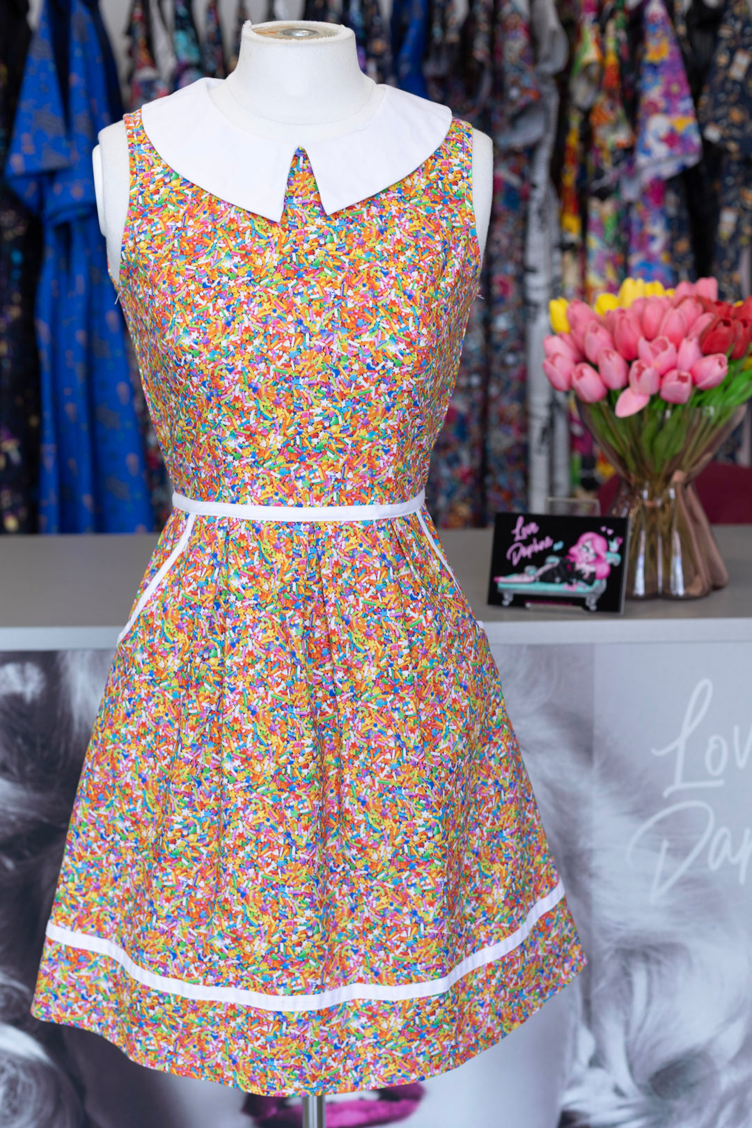 Sprinkles Collared Dress