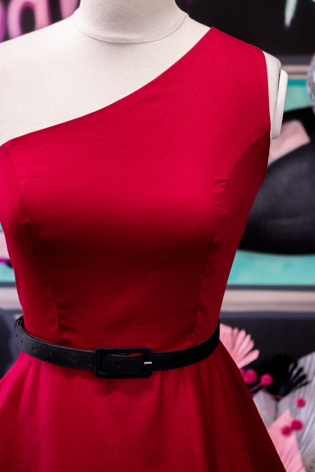 red swing dress Susan Red Swing Dress – Love Daphne