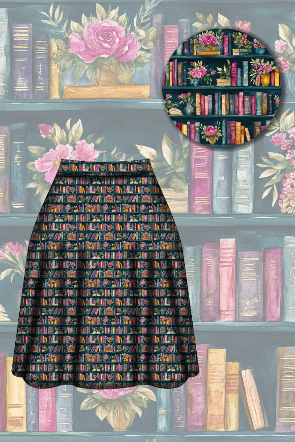 Iris Swing Skirt - Sweet Read