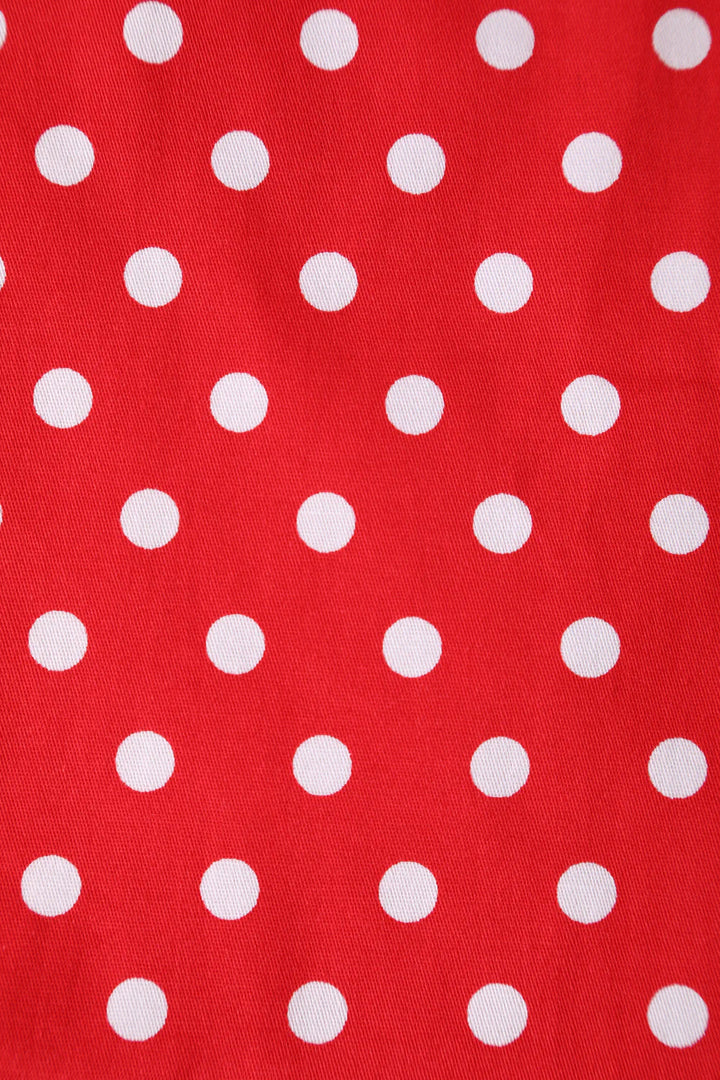 PREORDER - Lily Dress in Red Polka - Estimated dispatch 30th of October