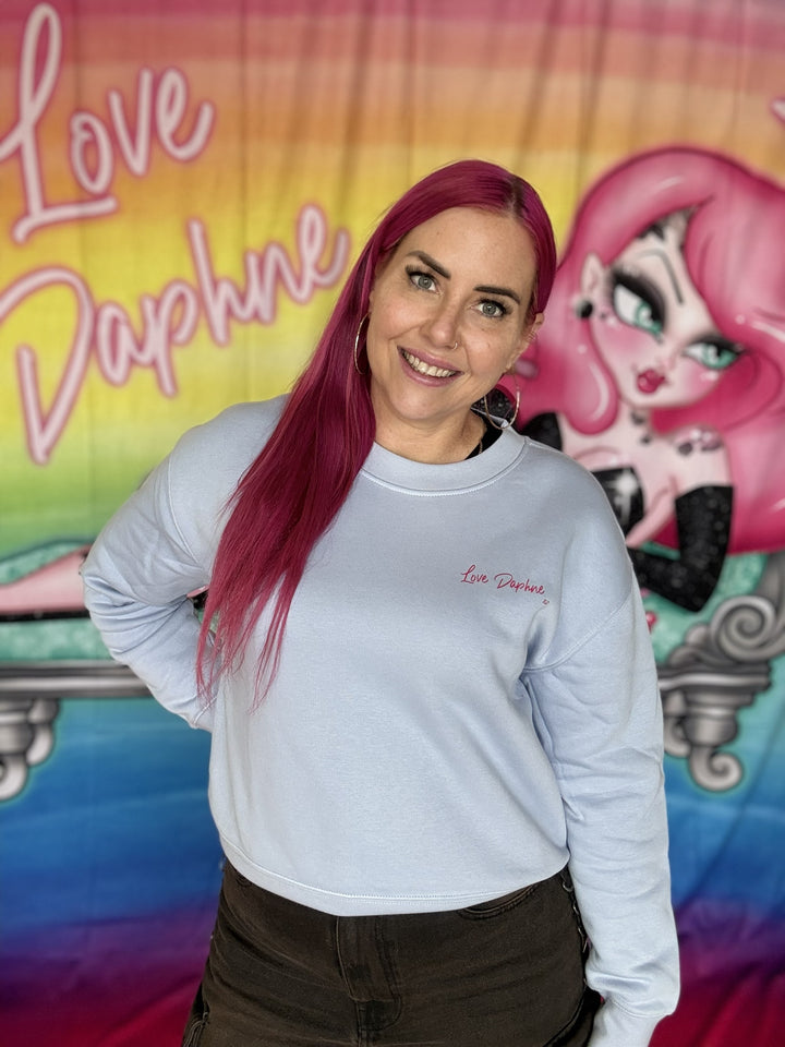 PREORDER - Love Daphne Powder Crewneck Jumper - Estimate dispatch 11th of June