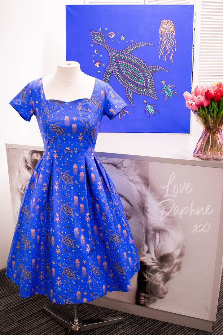 Pixie Sweetheart Dress - Ocean Bliss