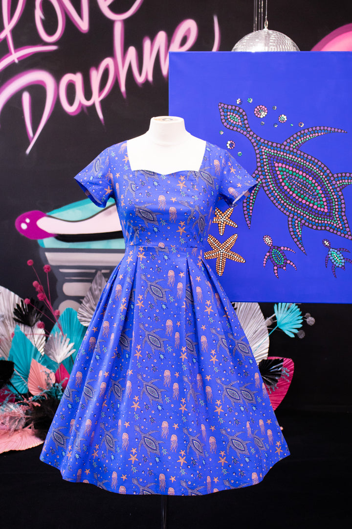 Pixie Sweetheart Dress - Ocean Bliss