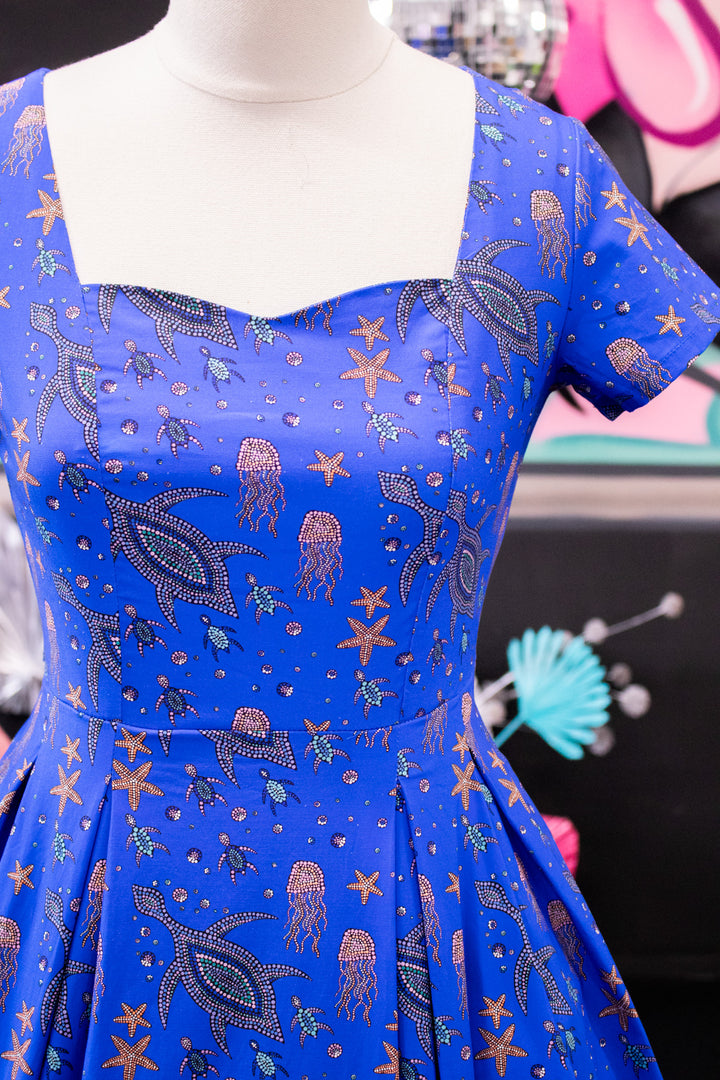 Pixie Sweetheart Dress - Ocean Bliss
