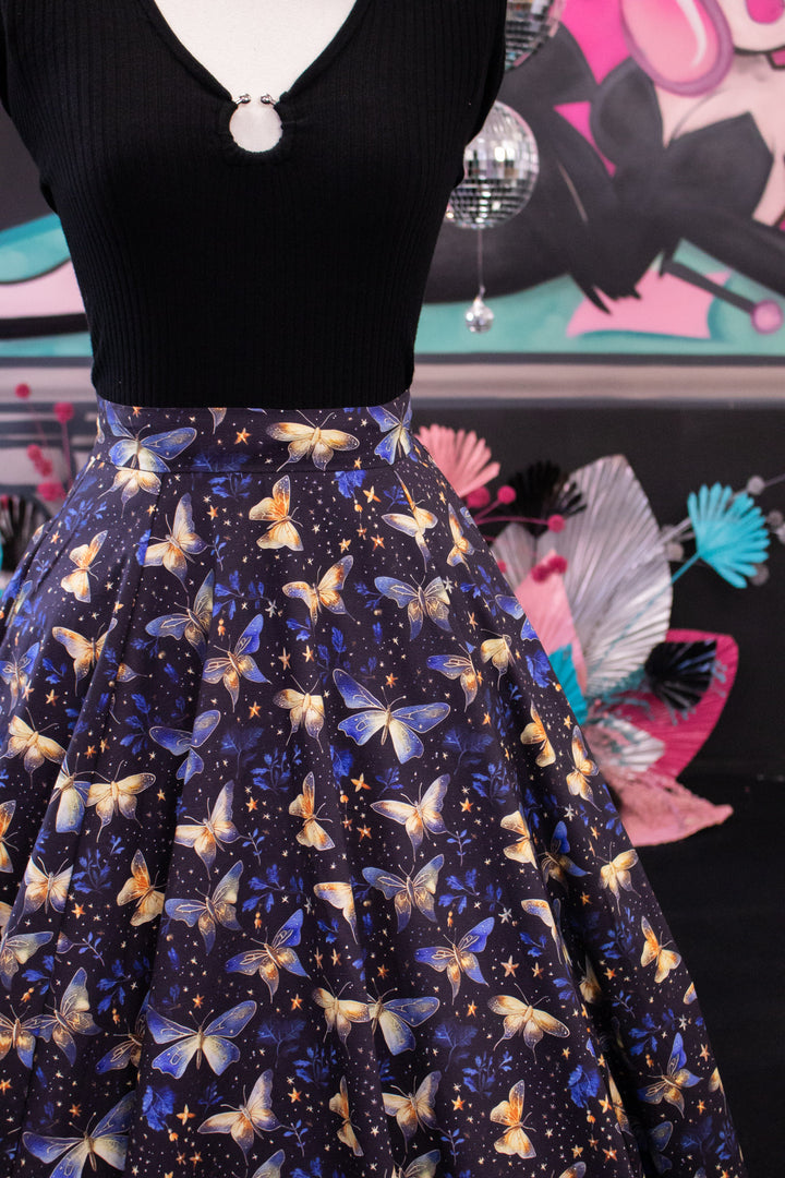 Iris Swing Skirt - Twilight Flutter