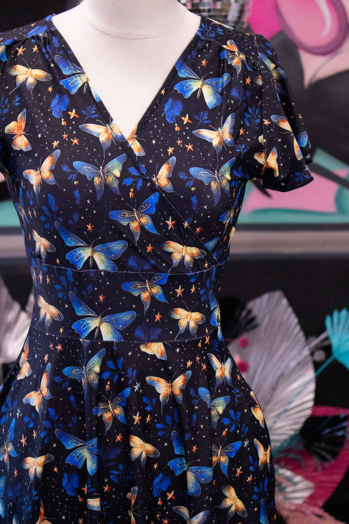 Maeve Swing Dress - Twilight Flutter