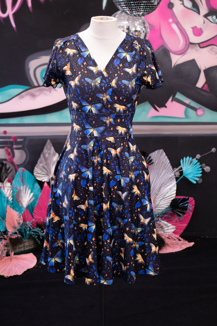 Maeve Swing Dress - Twilight Flutter