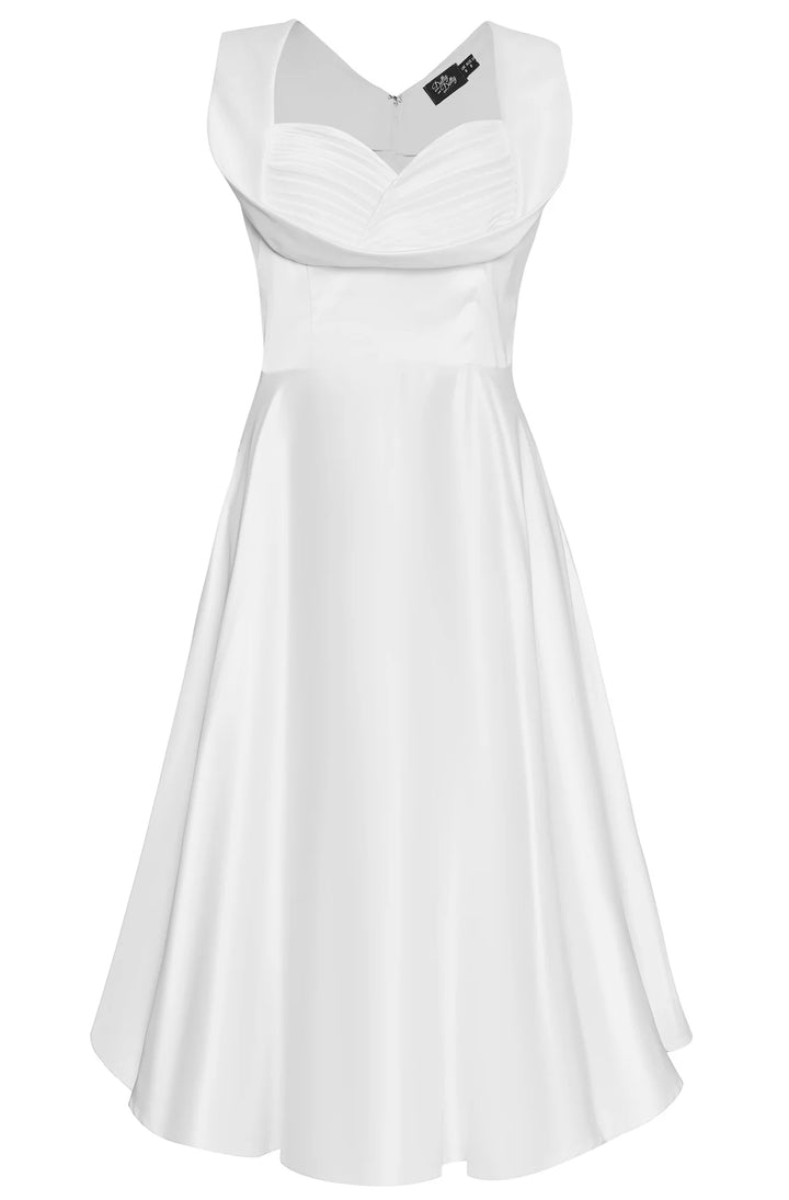 PREORDER - Grace Jive Dress in White - Expected dispatch 9th October