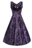 Grace Purple Floral Dress