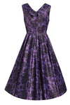 Grace Purple Floral Dress