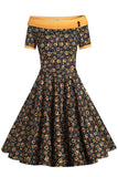 Darlene Dress in Sunflower Print