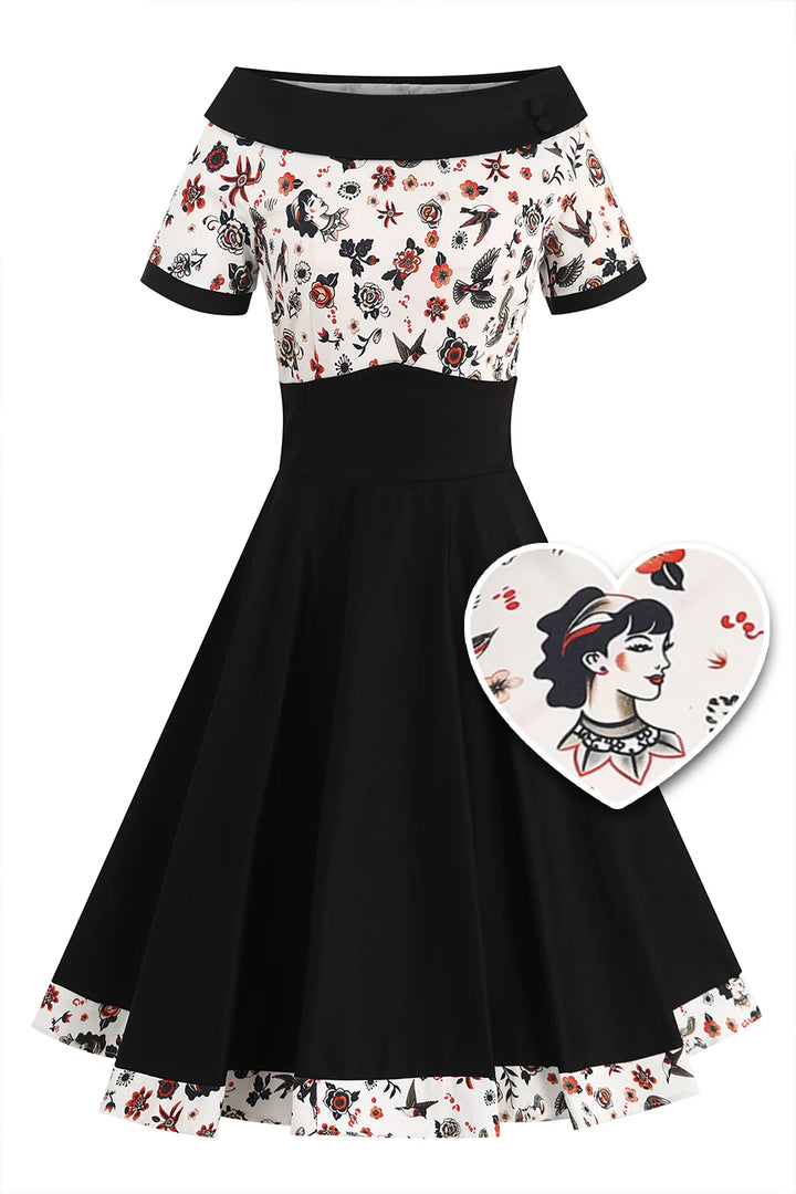 PREORDER - Darlene 50's Tattoo Inspired - Estimated dispatch 30th of October