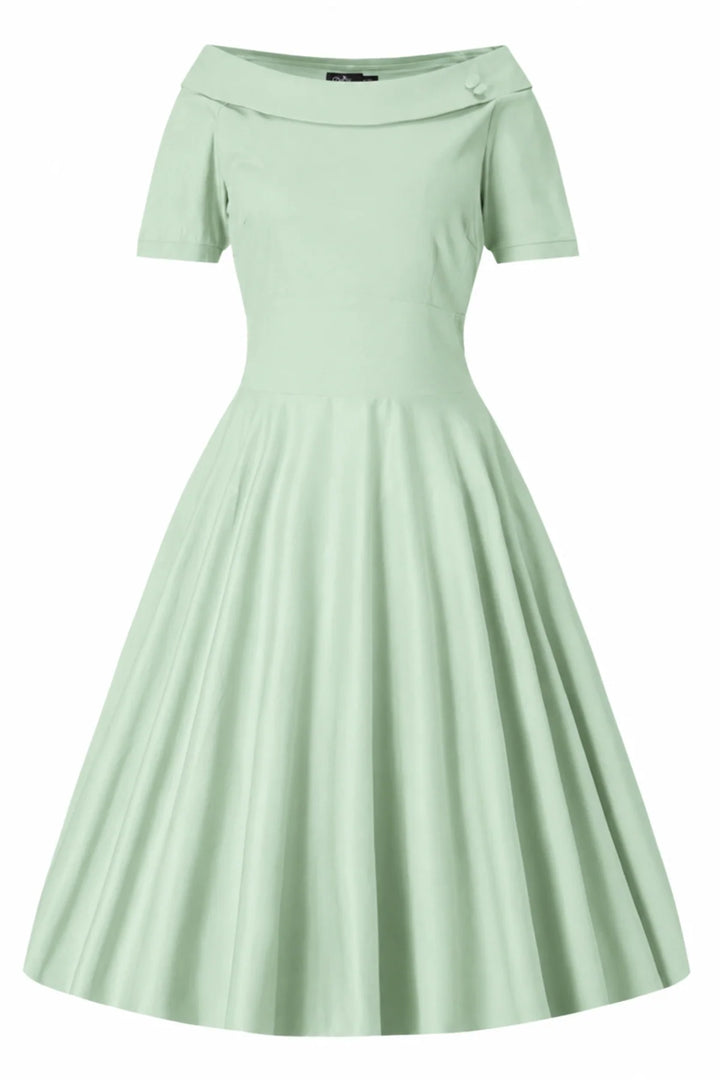 PREORDER - Darlene Mint Green Swing Dress - Expected dispatch 5th of November