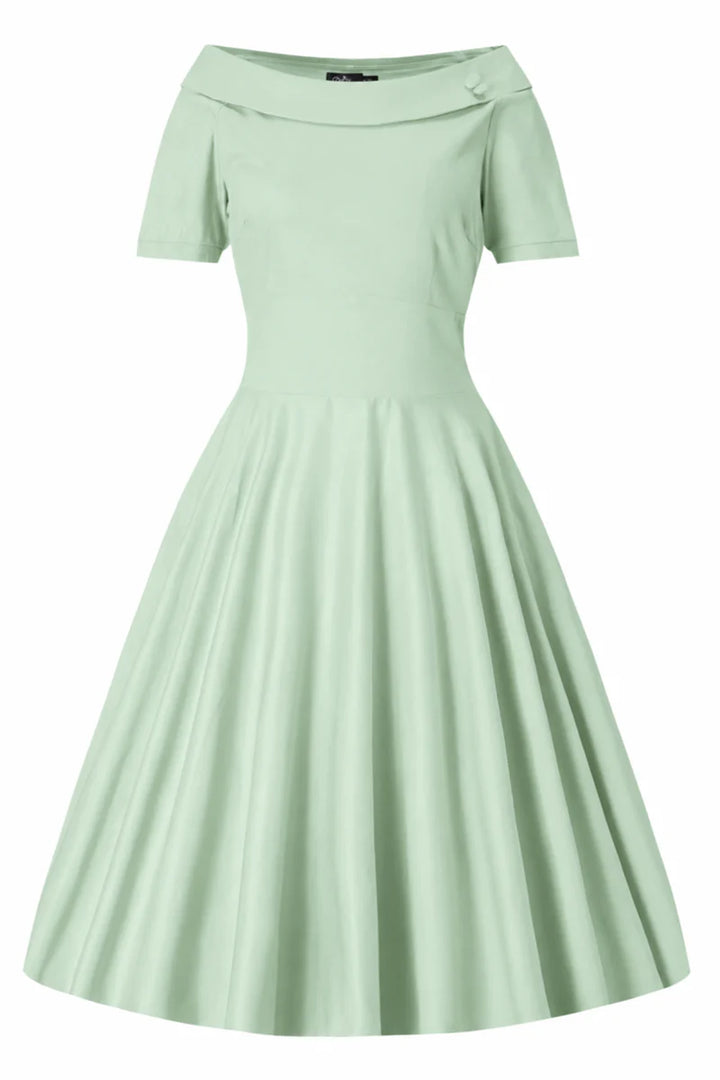 PREORDER - Darlene Light Green Dress - Expected dispatch date 1st of July