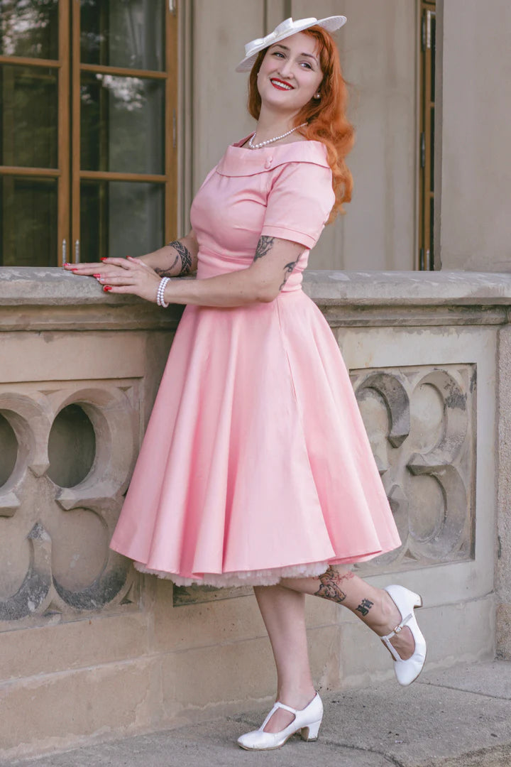PREORDER - Darlene Light Pink Dress - Expected dispatch date 22nd of July