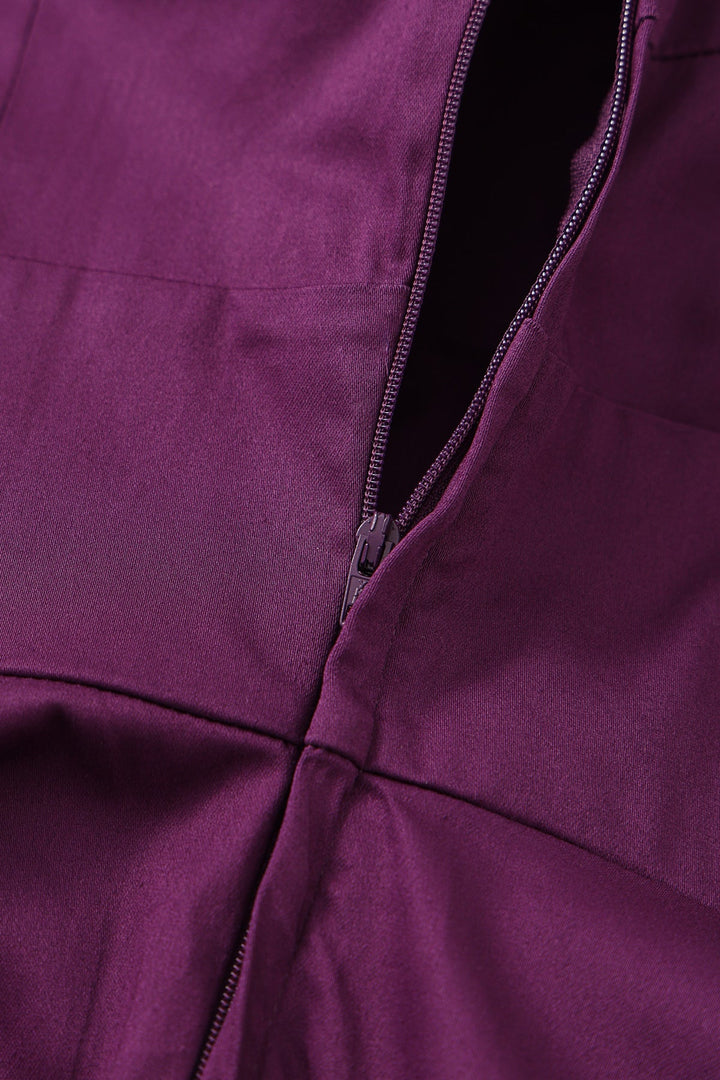 PREORDER - Darlene Purple Swing Dress - Expected dispatch 5th of November