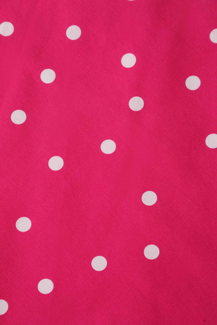 Darlene Pink Polka Dress