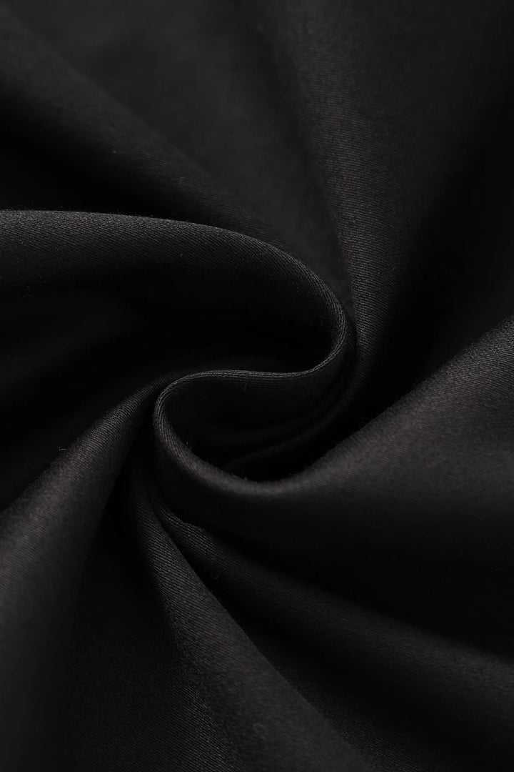 PREORDER - Deborah Black Sleeve Circle Dress - Expected dispatch 5th of November
