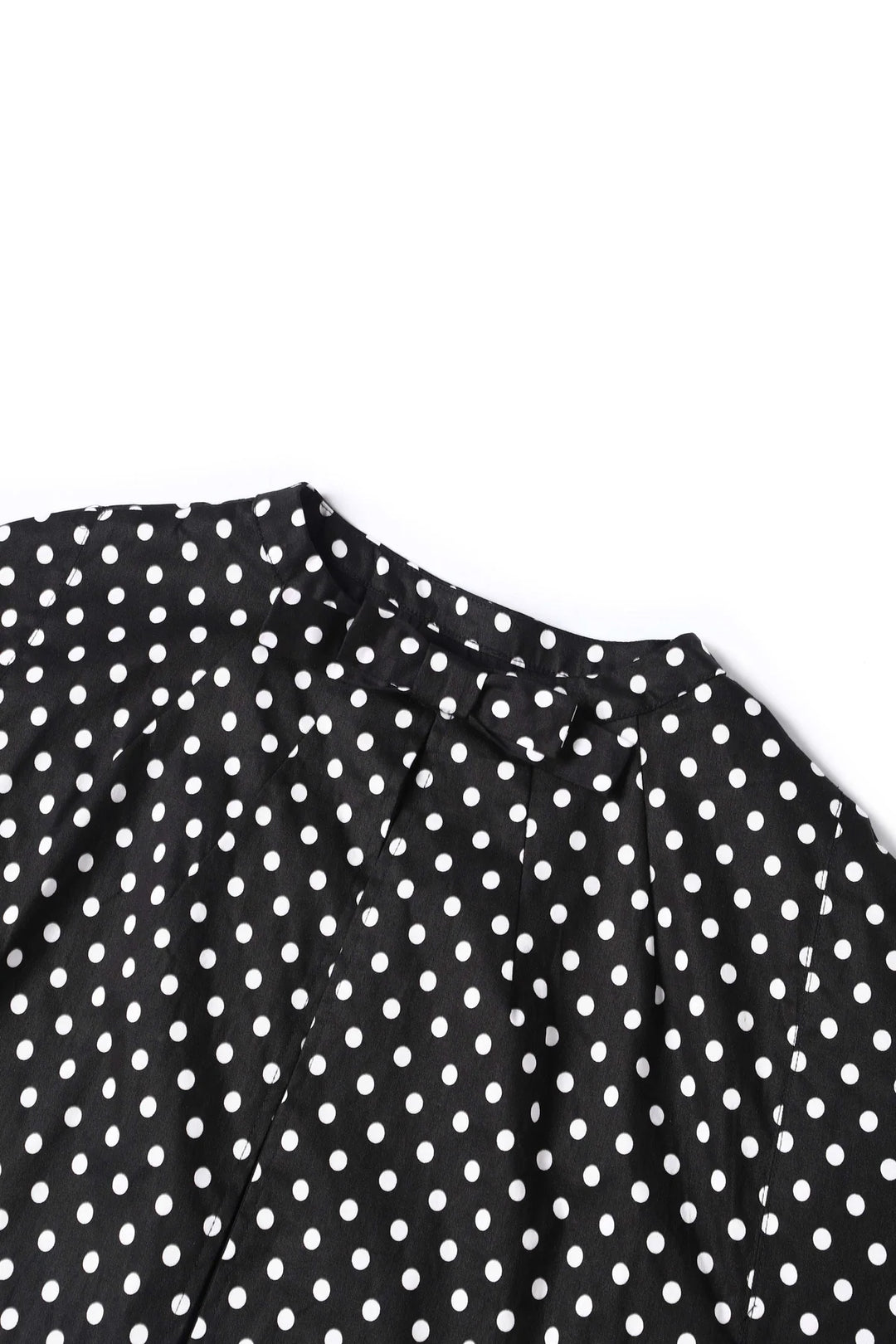 PREORDER - Sabrina Black Polka Cape - Estimated dispatch 12th of November