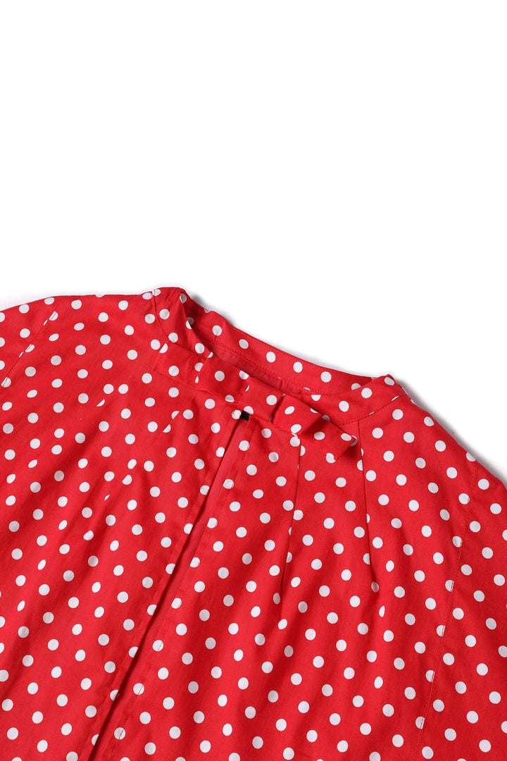 PREORDER - Sabrina Red Polka Cape - Estimated dispatch 12th of November