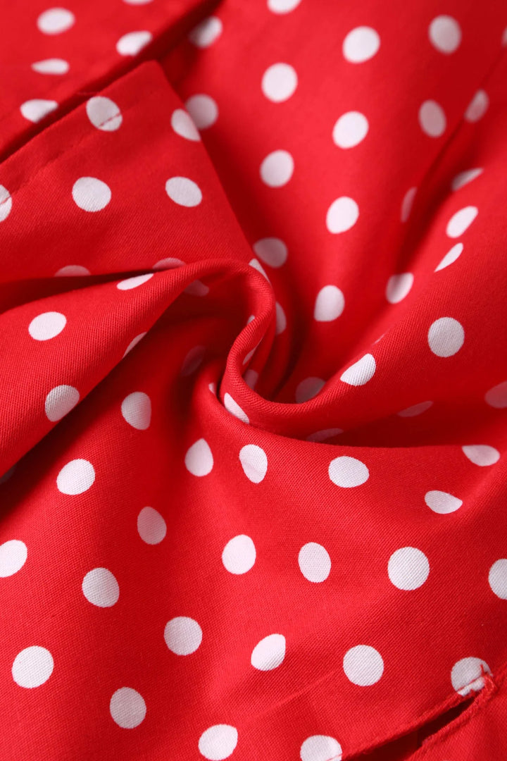 PREORDER - Sabrina Red Polka Cape - Estimated dispatch 12th of November