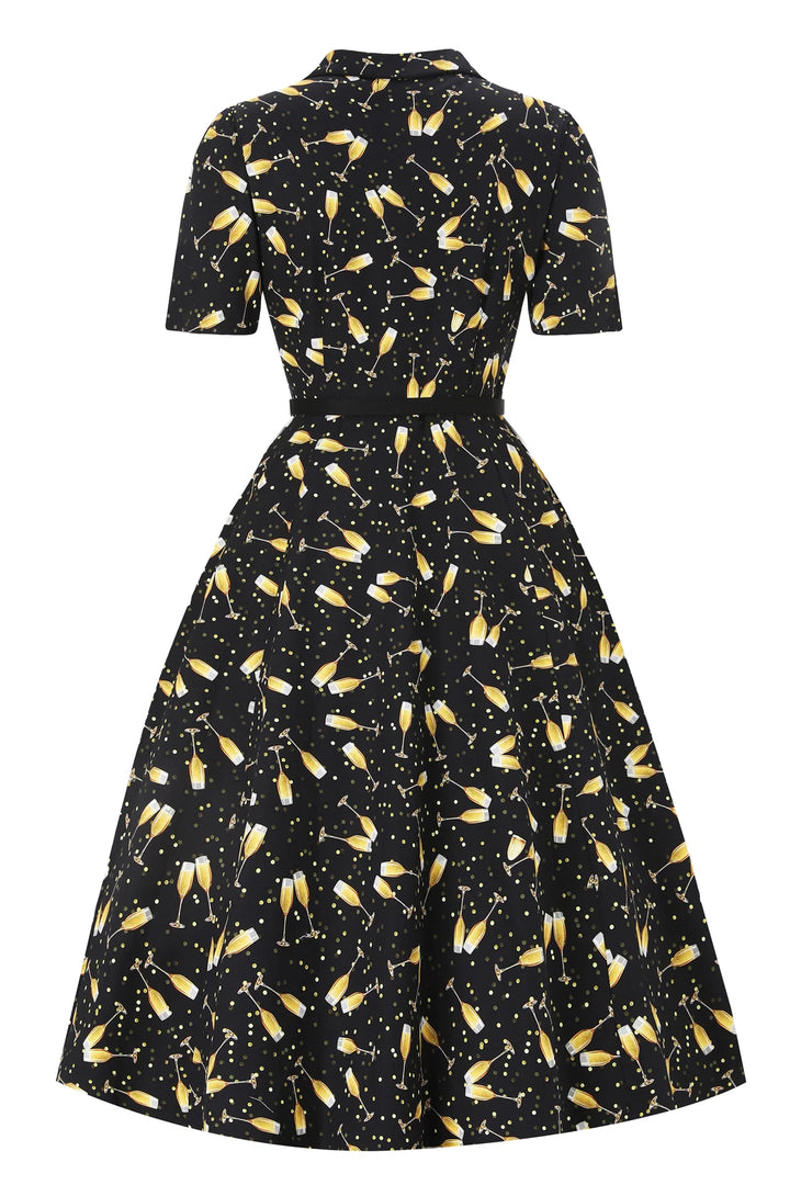 PREORDER - Penelope Celebration Champagne Shirt Dress - Expected dispatch 6th of August