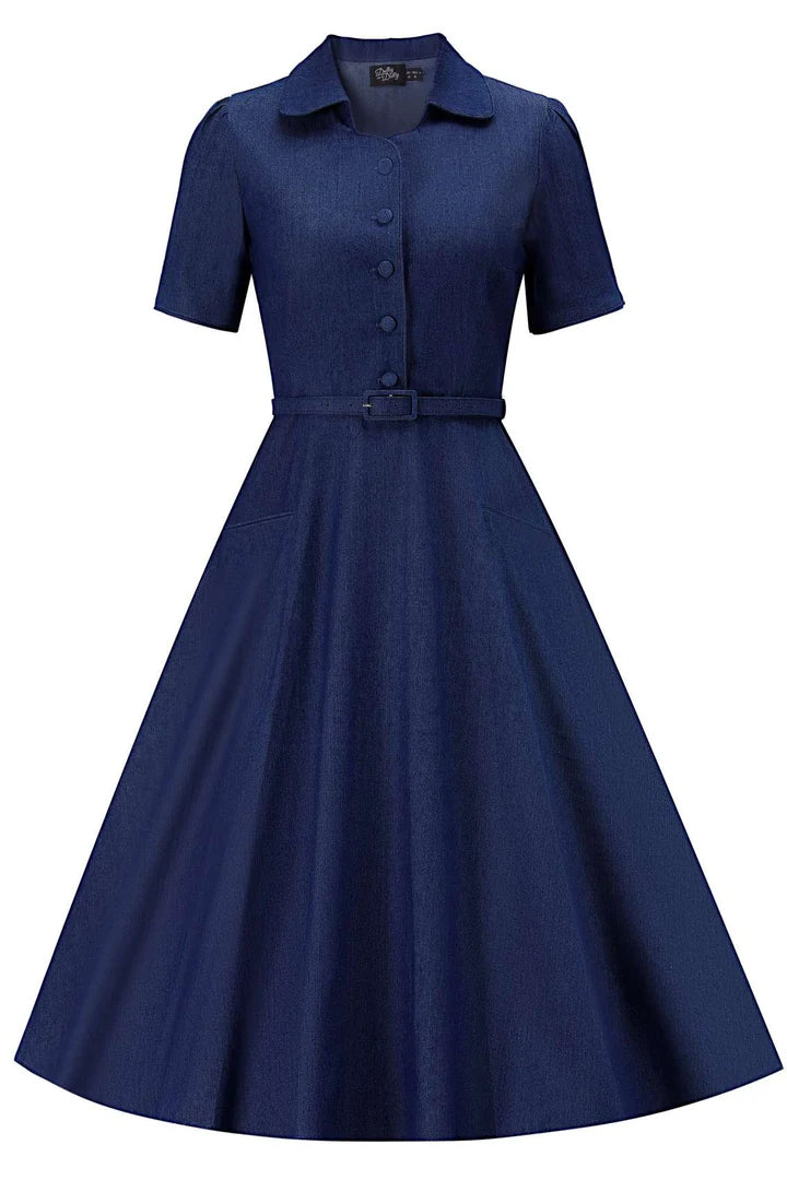 PREORDER - Penelope Denim Shirt Dress - Preorder for dispatch 3rd of June