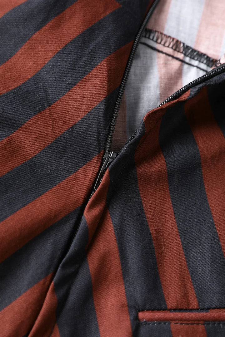 PREORDER - Penelope Burgundy and Navy Shirt Dress - Expected dispatch 10th of November