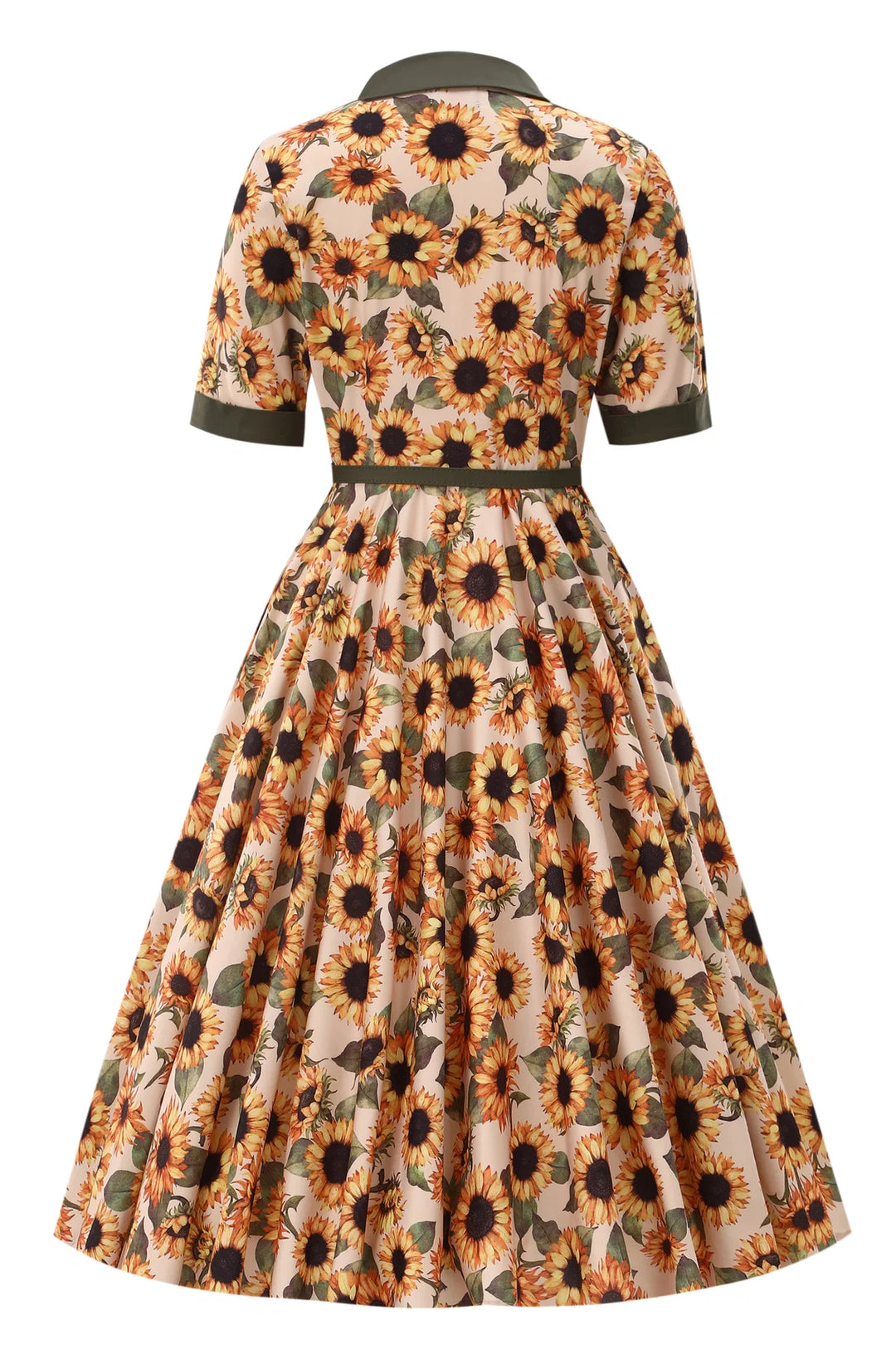 PREORDER - Mollie Sunflower Shirt Dress - Expected dispatch 1st of September