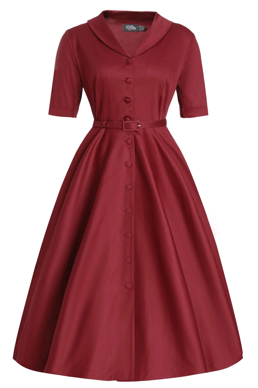PREORDER - Mollie Scarlette Red Shirt Dress - Expected dispatch 21st of April