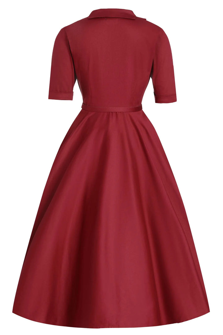 PREORDER - Mollie Scarlette Red Shirt Dress - Expected dispatch 21st of April