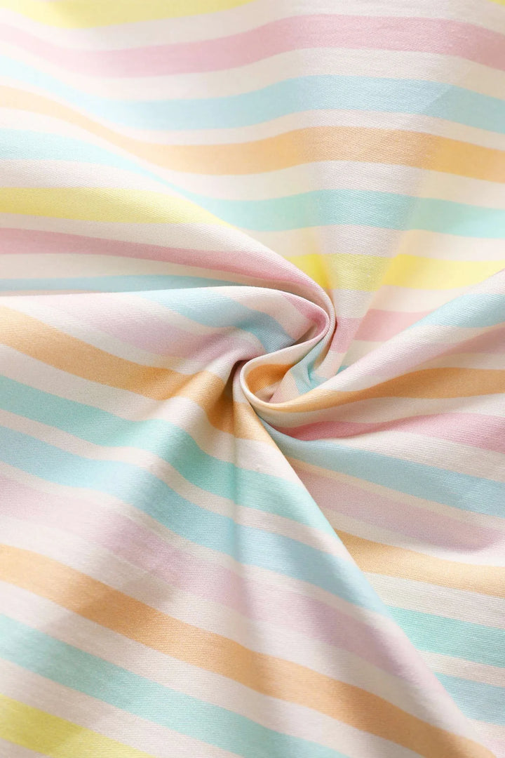 PREORDER - Mollie Pastel Mint Stripe Shirt Dress - Expected dispatch 1st of September