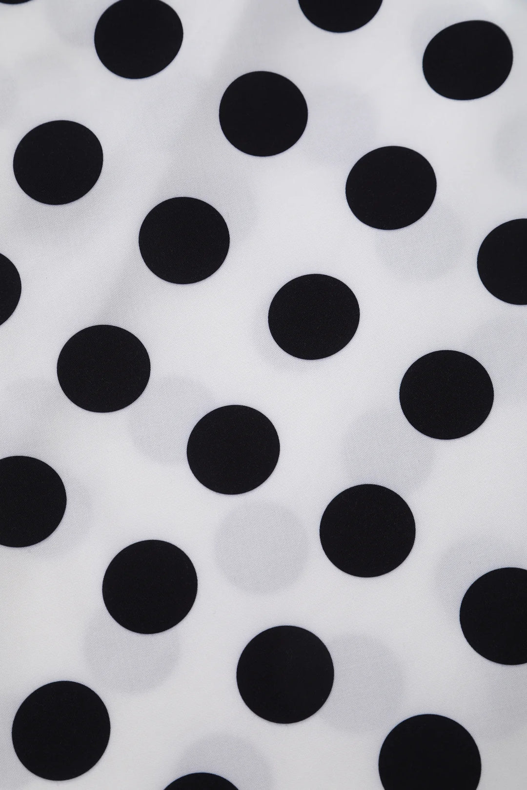 PREORDER - Mollie White and Black Polka Shirt Dress - Expected dispatch 1st of September