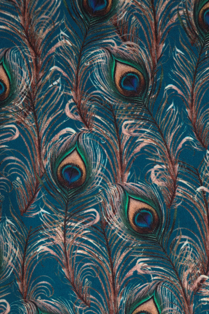 Donna Peacock Feather Dress - Preorder for dispatch 16th September