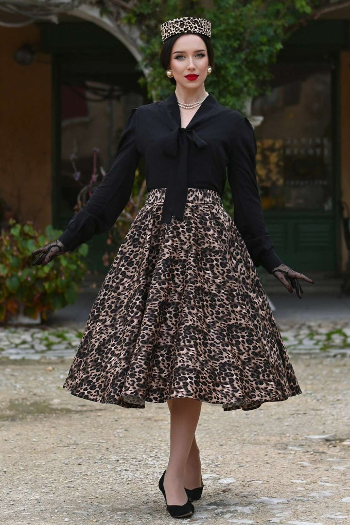 PREORDER - Maisie Leopard Print Skirt - Estimated dispatch 24th of June