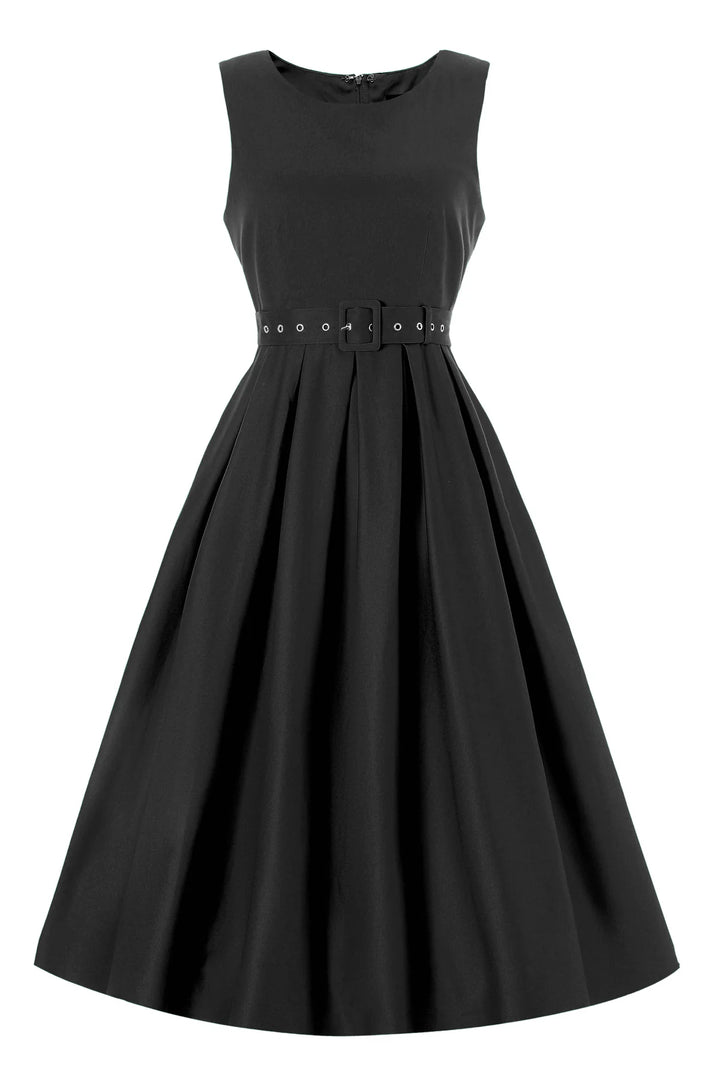 Helen Plain Black Dress